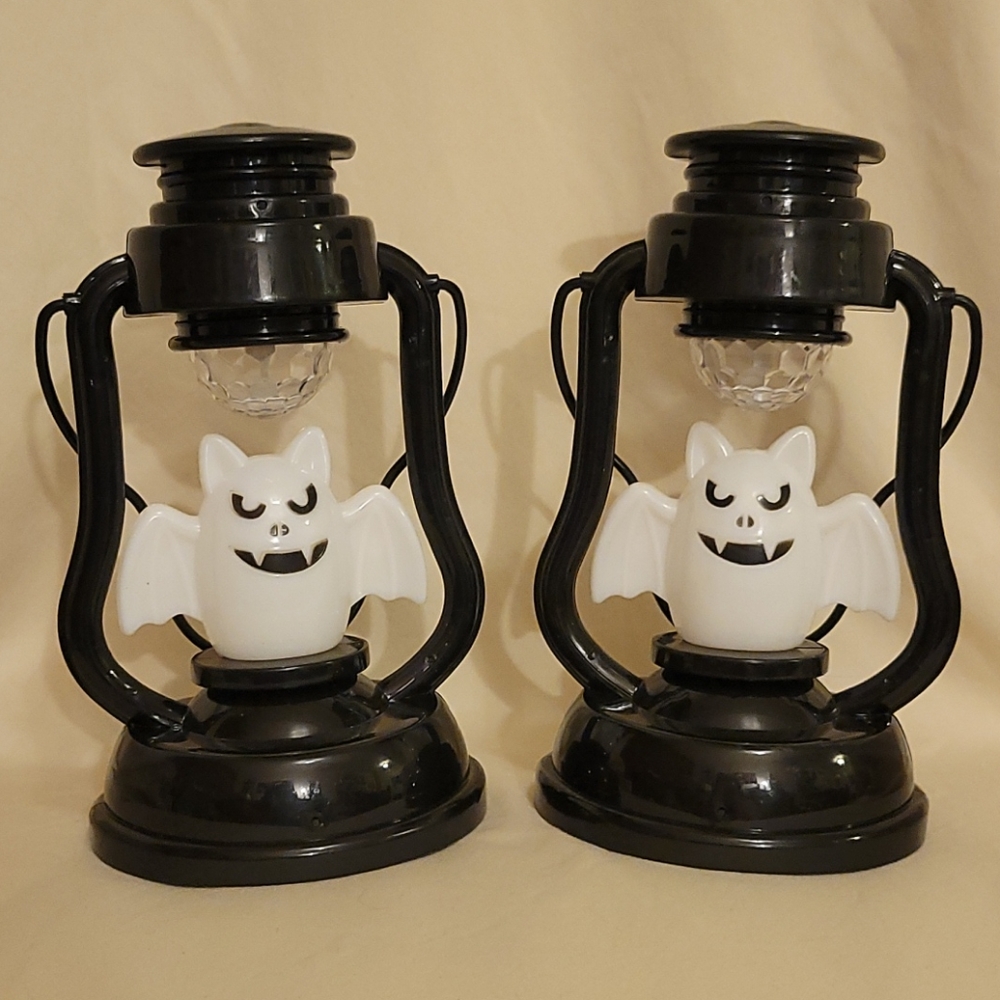 New Halloween Bat LED Lantern Set of Two